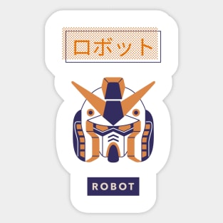 Japanese Robot Sticker